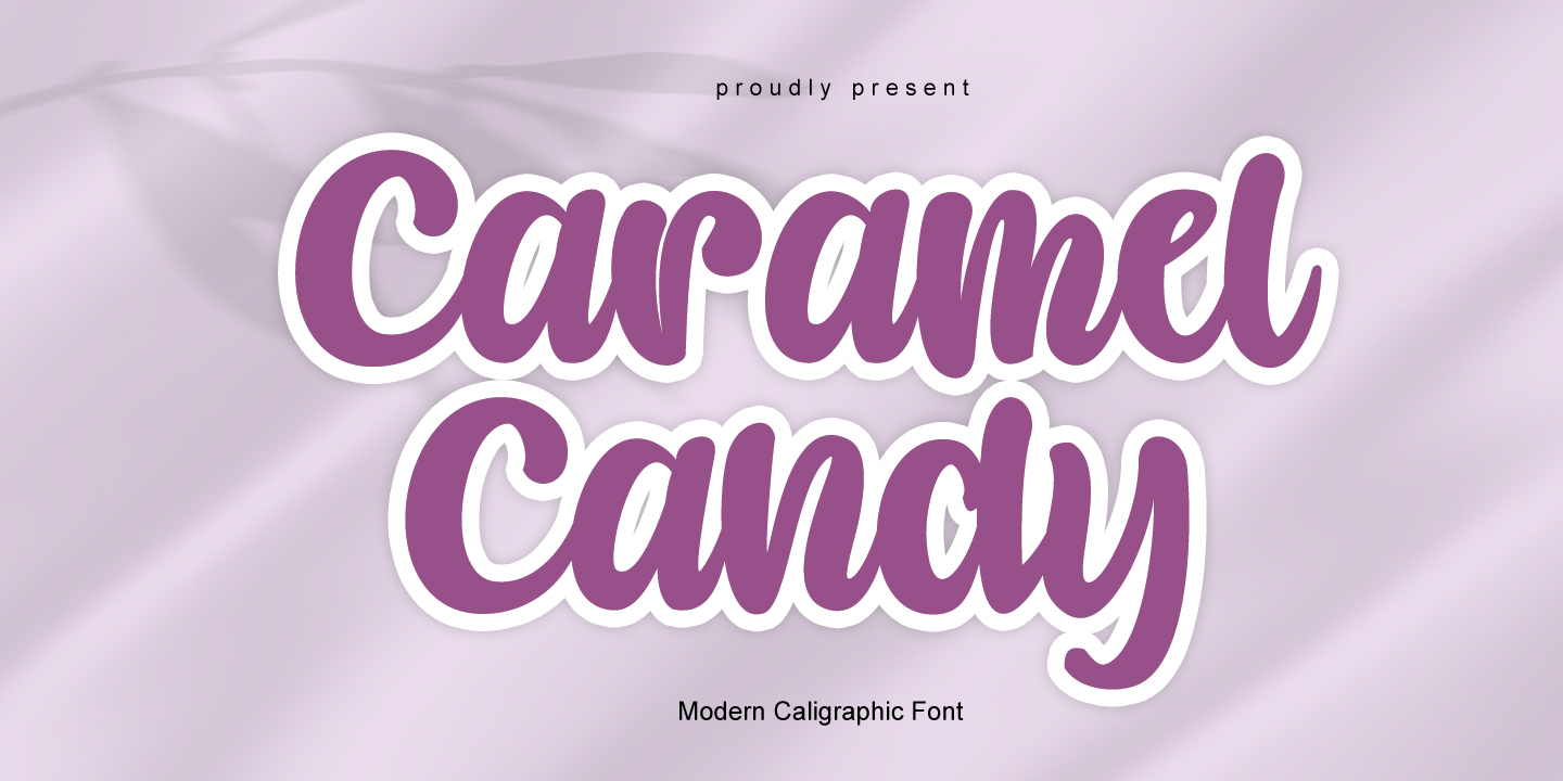 Example font Caramel Candy #8
